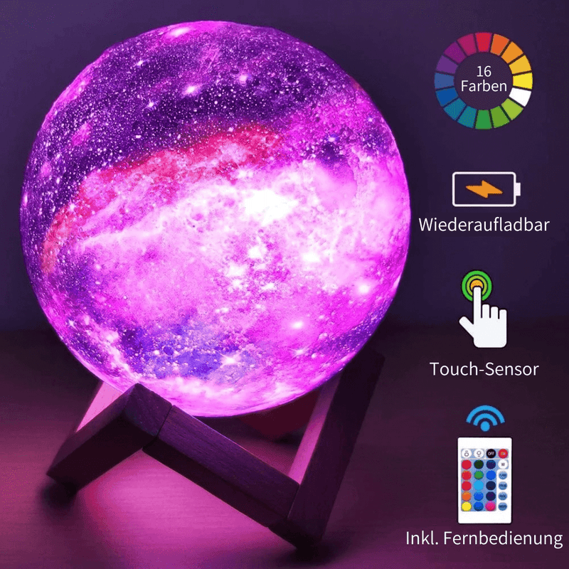 GalaxyGlow | Einzigartige LED Lampe mit Farbwechselfunktion